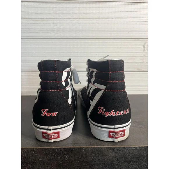 VANS Limited Edition Foo Fighters x Sk8- High 25th Anniversary Size 12 - Picture 8 of 13